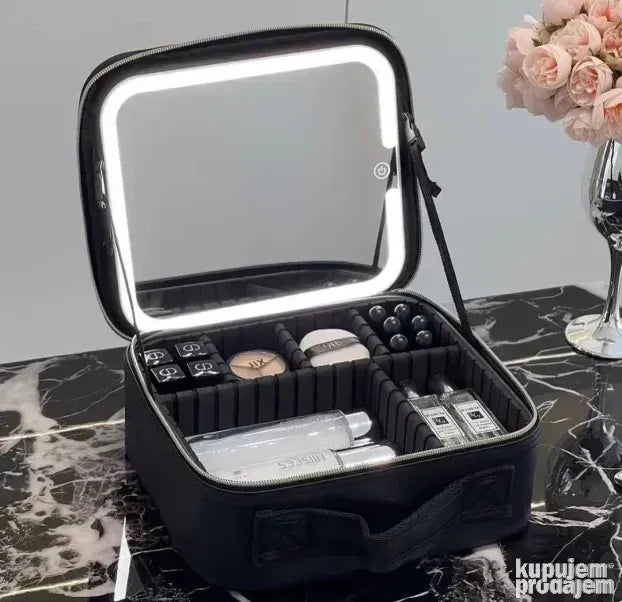 Torba za sminku sa LED ogledalom
