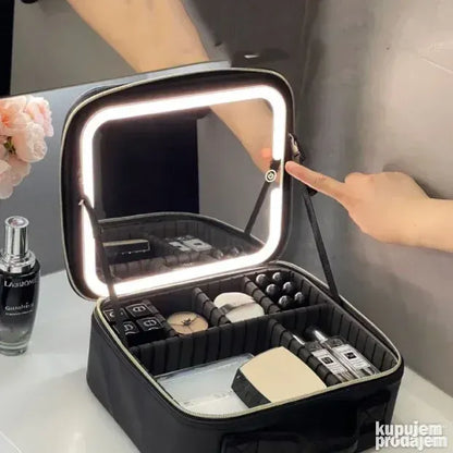 Torba za sminku sa LED ogledalom