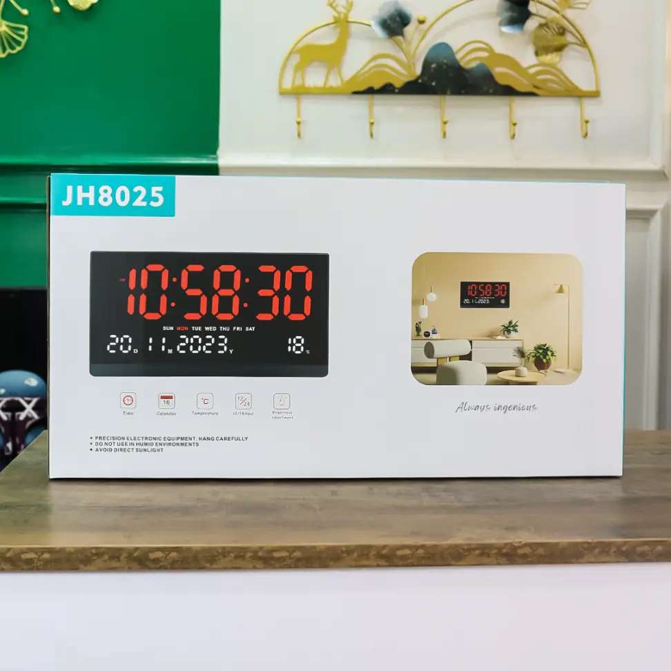 LED Digitalni Zidni Sat Wall Secrets