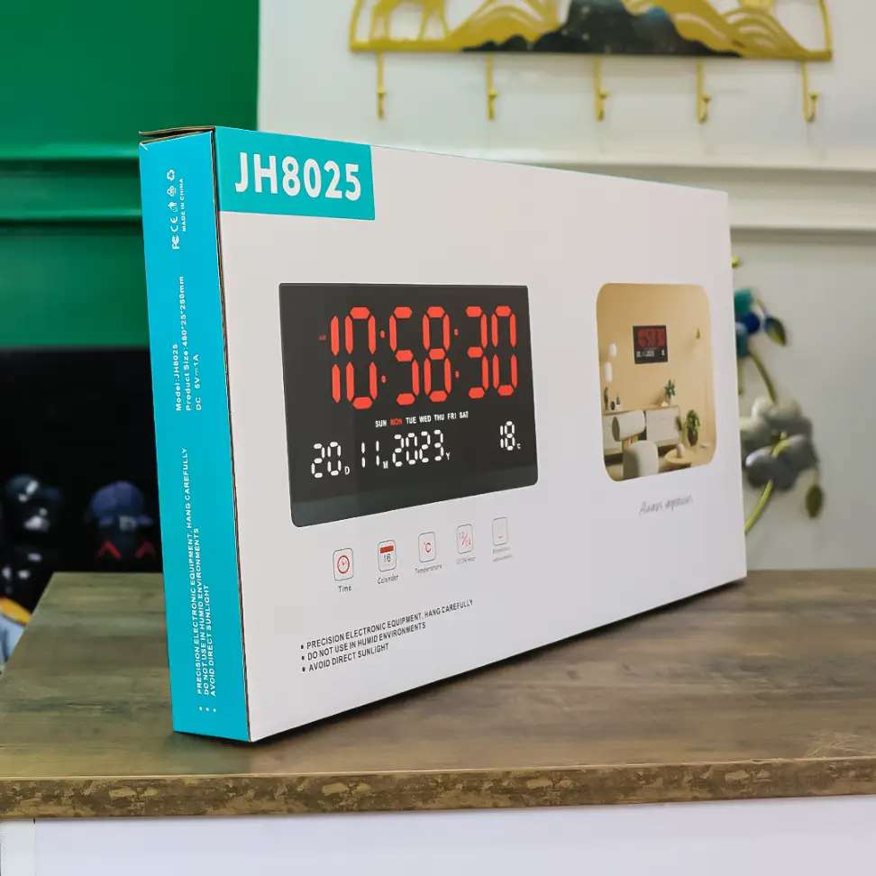 LED Digitalni Zidni Sat Wall Secrets