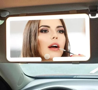 LED ogledalo za šminkanje u autu – savršen izgled u pokretu