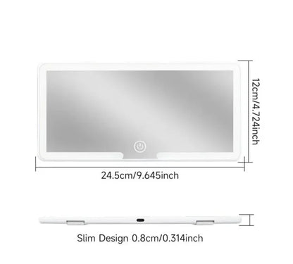 LED ogledalo za šminkanje u autu – savršen izgled u pokretu