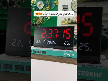 LED Digitalni Zidni Sat Wall Secrets